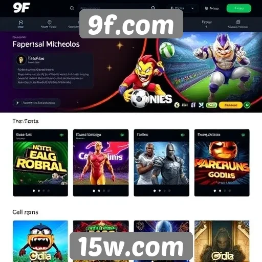 Recursos e funcionalidades do site 9f.com